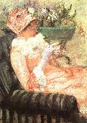 Mary Cassatt The Cup of Tea 1 painting